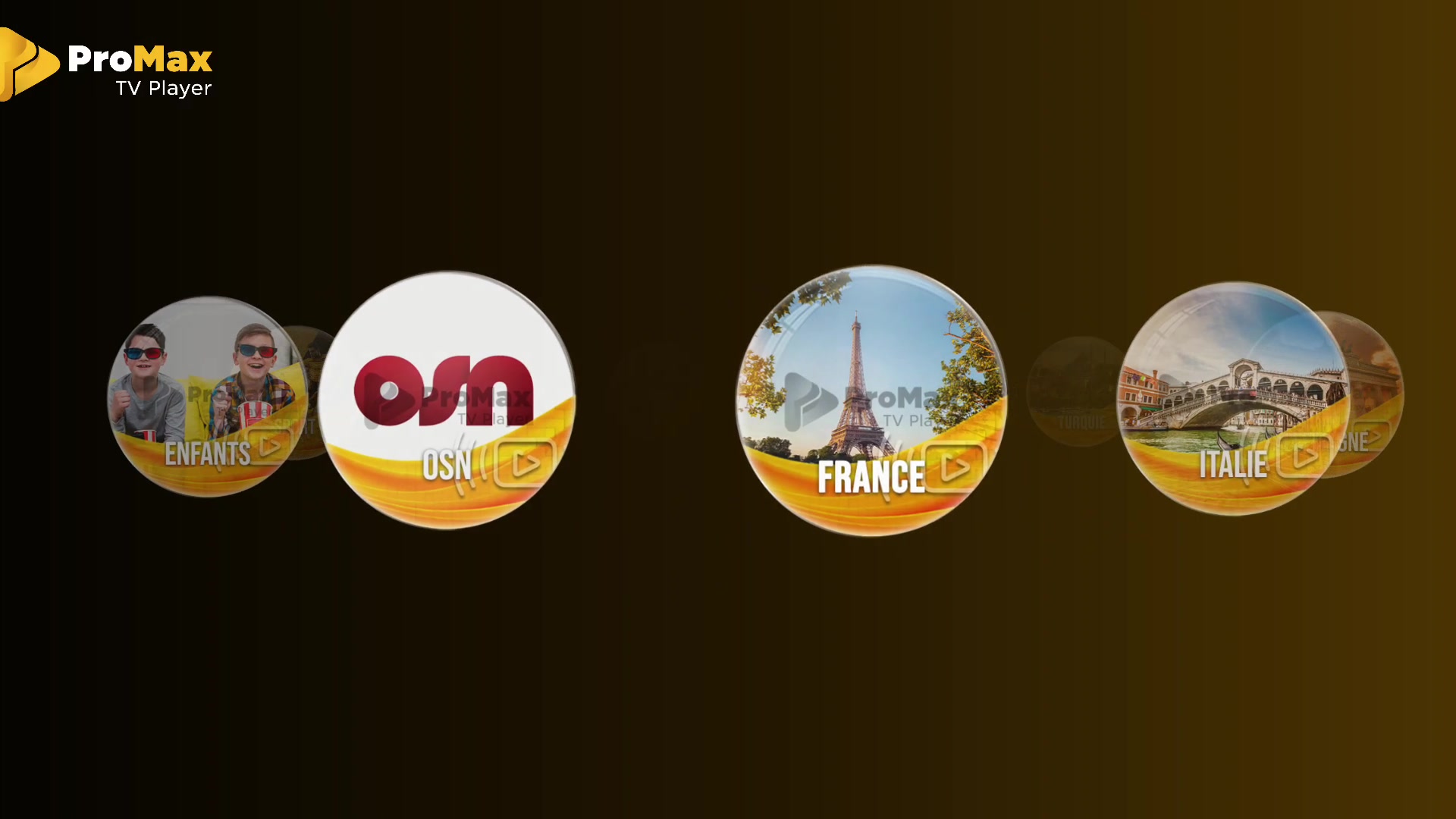 Lire la vidéo : Pro Max TV Player dans WIPLAY